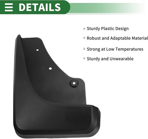واقيات الطين من Motoforti واقيات الطين لسيارة Ford ESCAPE 2010-2013 مع ملحقات التركيب in Saudi Arabia