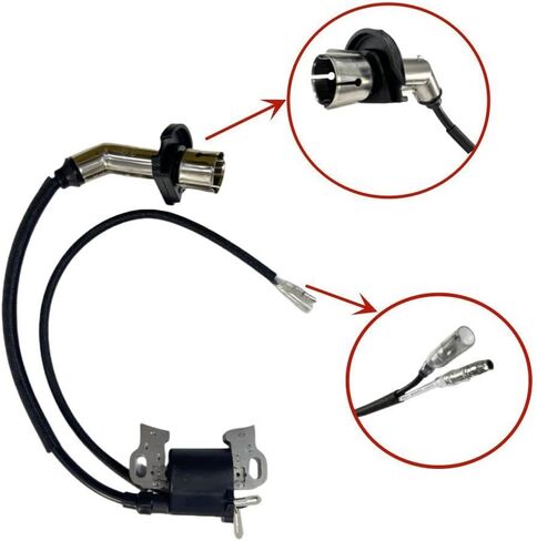 2-Wire Ignition Coil For PREDATOR 9500 Watt Inverter Generator For DuroMax XP9000iH XP9500iH 9000 Watt 459cc Dual Fuel Inverter Generator For GENMAX GM9000iE GM9000iED GM9000iEDC W/CO Alert in Saudi Arabia