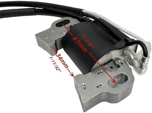 2-Wire Ignition Coil For PREDATOR 9500 Watt Inverter Generator For DuroMax XP9000iH XP9500iH 9000 Watt 459cc Dual Fuel Inverter Generator For GENMAX GM9000iE GM9000iED GM9000iEDC W/CO Alert in Saudi Arabia
