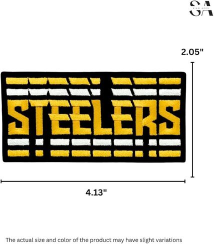 Siam Accs Rugby Fans Steelers Patch Embroidery American Football Fan Favorite Team Iron On Sew On for Clothing Backpacks Jeans Motorcycle Sew On Custom Jackets Hats Tactical Bags in Saudi Arabia