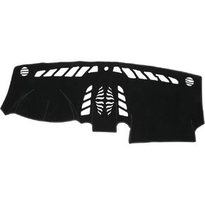 Dash Cover, Center Console Non-Slip Dashboard Carpet Mat for Porsche Cayenne 2011-2015 Lower Configuration Polyester Black,1Pc in Saudi Arabia