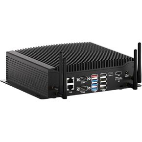 WEIDIAN PC Industrial EH4-T, Fanless Mini PC Win 11 Pro i5-10210U 8GB RAM 256GB M.2 SSD, 6 x RS232/RS485 COM 2*LAN Small Desktop Computers, 8*USB GPIO WiFi&BT4.2 HD DP Type-C 4K Triple Display in Kuwait