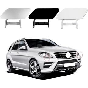 Car Front Bumper Replacement Headlight Washer Cover Fit for Mercedes-Benz W166 ML-Class ML 350/550 2012 2013 2014 2015 A1668600108 A1668600208 (Unpainted, Left Driver Side) in Kuwait