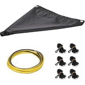 Ceiling Roof Leak Diverter Tarp, Heavy Duty Tarp Waterproof for Roof Drip & Rain Collection with Drain Hose, Water Leak Diverter for Ceiling Areas & Overhead Structures,3x3 ft in Saudi Arabia