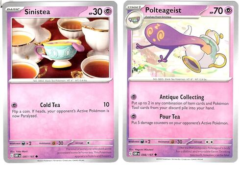Polteageist 097/197 - Obsidian Flames - Pokemon Evolution 2 Card Lot in Saudi Arabia
