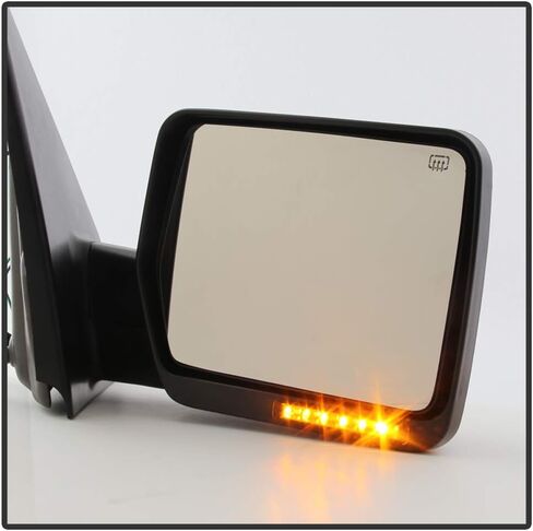 ACANII - For 2004 2005 2006 Ford F150 Original Style Power Heat View Side Mirror w/LED Signal Replacement Passenger Side in Saudi Arabia