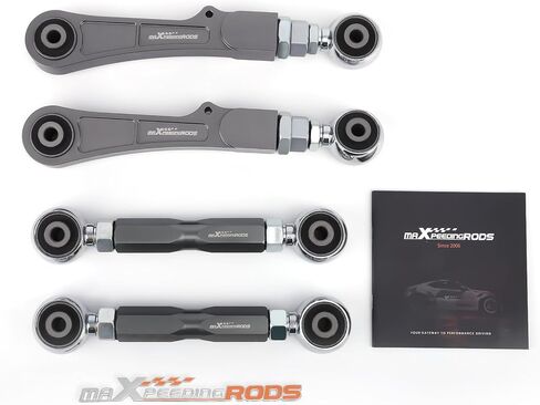 طقم ذراع تحكم لأصابع القدم من maXpeedingrods قابل للتعديل لطراز Tesla S 2012-2022، لطراز Tesla X 2016-2022، +/- 3 درجات ذراع تحكم من الألومنيوم قابل للتعديل in Saudi Arabia