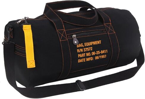 Rothco Canvas Equipment Duffle Bag – Travel & Gym Bag with Heavyweight Cotton Canvas Material – Great for Storing Gear, Clothing, and More – Earth Brown – 24" in Saudi Arabia