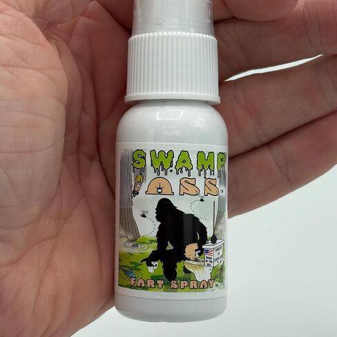 Liquid Ass: Swamp Ass - 30ml, Prank Fart Spray, Stinky Gag Gift for Adults, Great for Pranks & A Good Laugh, Extra Strong Poop Spray, Non-Toxic, 14+ in Saudi Arabia