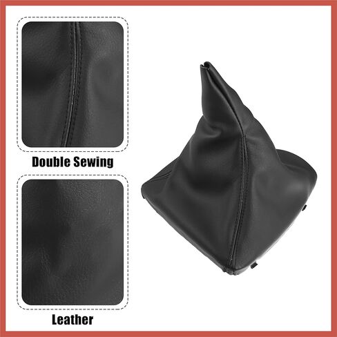 ACROPIX التحول واقي أحذية بلاستيك والعتاد التحول المقبض فرملة اليد الجراب التمهيد بولي Leather الجلود لسيارات BMW E90 E91 E92 E93 3-Series 328i 335i قطع غيار السيارات in Saudi Arabia