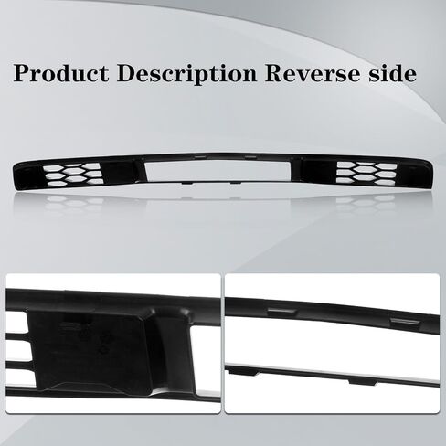 CarPartsDepot Front Texture Black Bumper Grille Assembly Grill With Black Shell and Insert Compatible With Ford Mustang Coupe Convertible 2005-2009 GT 6R3Z8200BA FO1200422 in Saudi Arabia