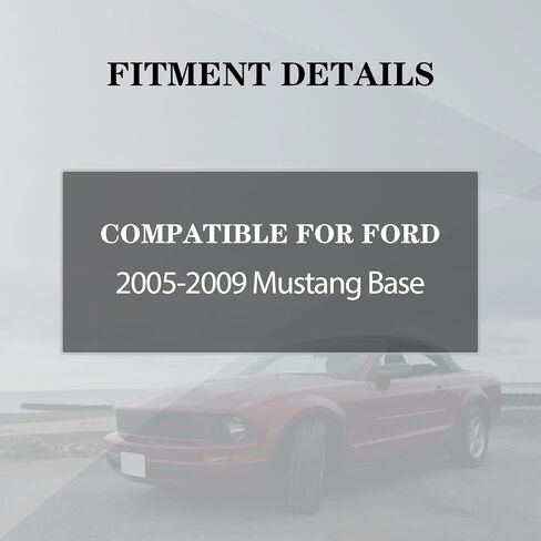CarPartsDepot Front Texture Black Bumper Grille Assembly Grill With Black Shell and Insert Compatible With Ford Mustang Coupe Convertible 2005-2009 GT 6R3Z8200BA FO1200422 in Saudi Arabia