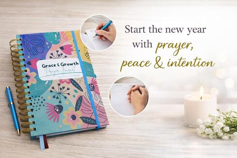 EFFETA Grace & Growth Prayer Journal – A Guided 52 Week Bible Study for Women, Daily Prayer & Reflection Journal, Faith Based Gift for Christian Women in Saudi Arabia