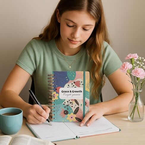 EFFETA Grace & Growth Prayer Journal – A Guided 52 Week Bible Study for Women, Daily Prayer & Reflection Journal, Faith Based Gift for Christian Women in Saudi Arabia