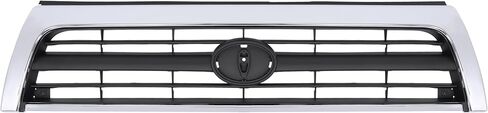 HECASA Front Grille Compatible with 1996-1998 Toyota 4Runner 5311135340 TO1200202 Bumper Grill Plastic (ABS) Chrome Silvery+Black in Saudi Arabia