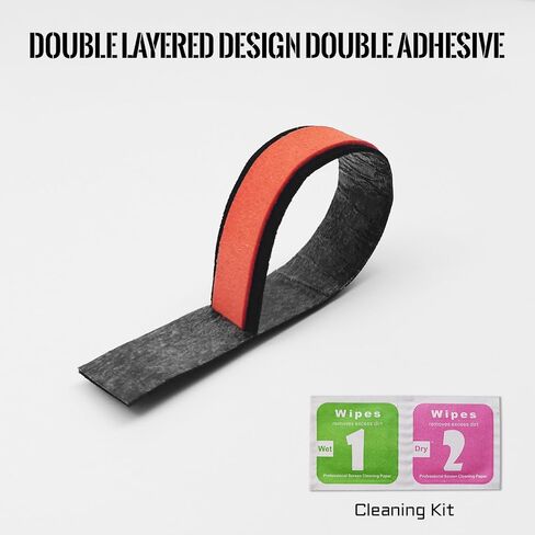 Universal Suede Steering Wheel Center Stripe Marker,Non-Slip Center Stripe Decal for Cars,Trucks & SUVs,Auto Interior Accessories（Orange and Black） in Saudi Arabia
