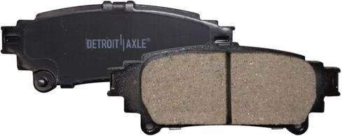 Detroit Axle - Rear Brake Pads for Toyota Highlander Sienna Prius V Mirai Lexus GS200t GS350 GS450h IS200t IS250 IS300 IS350 RC200t RC300 RC350 RX350 RX450h Ceramic Brake Pads w/Hardware Replacement in Saudi Arabia