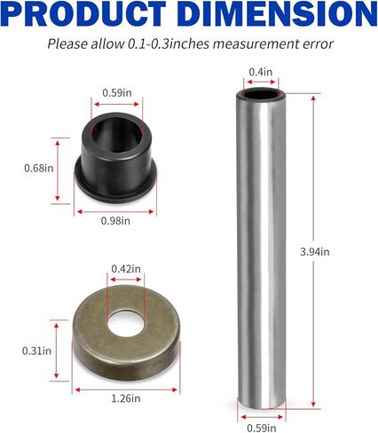 2Pcs Upper J-Arm Bearing Bushing Rebuild Kit for Yamaha Banshee 350 1987-1990 in Saudi Arabia