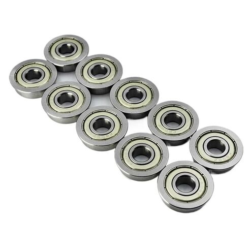 10pcs F608ZZ Flange Bearing 8 * 22 * 7mm F608Z 2Z Flanged Bearings 8 mm Inner Bore 3D Printer Bearing in Saudi Arabia