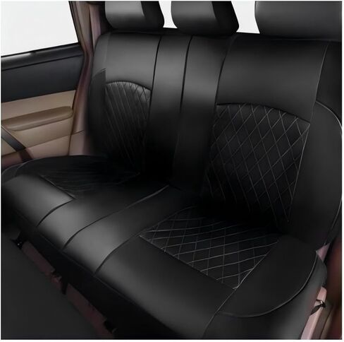 Leather Car Seat Covers for Kia Soluto 2019 2020 2021 2022 2023, Car Seat Cushions, Seat Cover Sets Automotive Accessories,Black 9pcs in Saudi Arabia