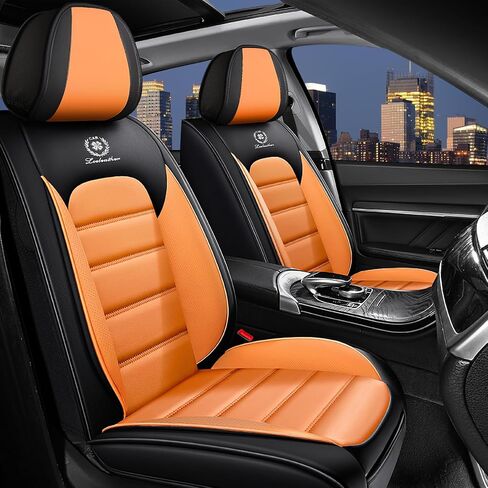 Car Seat Covers for Chevy Chevrolet Suburban 2007-2025, Nappa Leather Full Set Seat Cover with Pillow Full Coverage Waterproof Seat Protector (Black,5 Seats Luxury) in Saudi Arabia