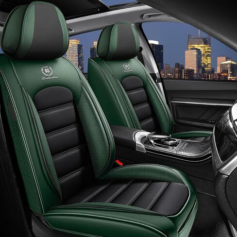 Car Seat Covers for Chevy Chevrolet Suburban 2007-2025, Nappa Leather Full Set Seat Cover with Pillow Full Coverage Waterproof Seat Protector (Black,5 Seats Luxury) in Saudi Arabia