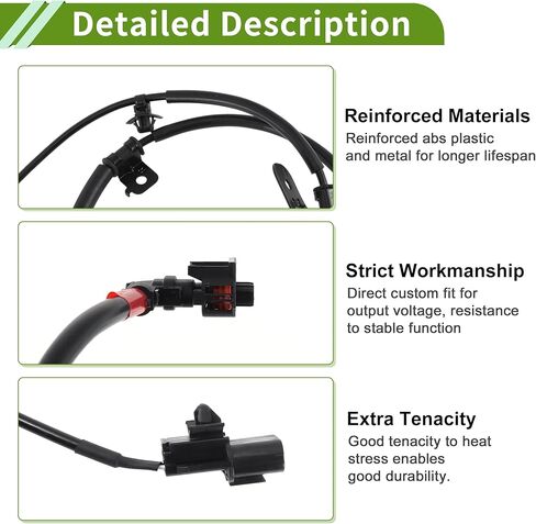 ABS Wheel Speed Sensor Front Right ABS Sensor Anti-lock Braking System Sensor No.59830B1030 for Hyundai for Genesis G80 2015-2020 in Saudi Arabia