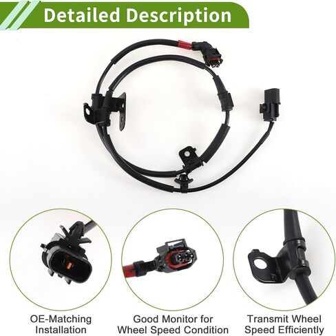 ABS Wheel Speed Sensor Front Right ABS Sensor Anti-lock Braking System Sensor No.59830B1030 for Hyundai for Genesis G80 2015-2020 in Saudi Arabia