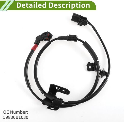 ABS Wheel Speed Sensor Front Right ABS Sensor Anti-lock Braking System Sensor No.59830B1030 for Hyundai for Genesis G80 2015-2020 in Saudi Arabia