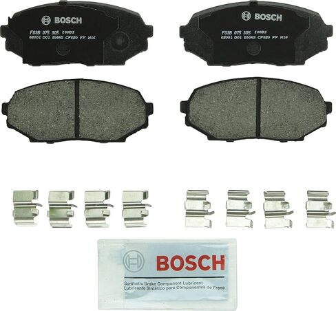 مجموعة وسائد فرامل قرصية عضوية ممتازة من BOSCH BP525 QuietCast - متوافقة مع مجموعة مختارة من Mazda Miata؛ أمام in Saudi Arabia