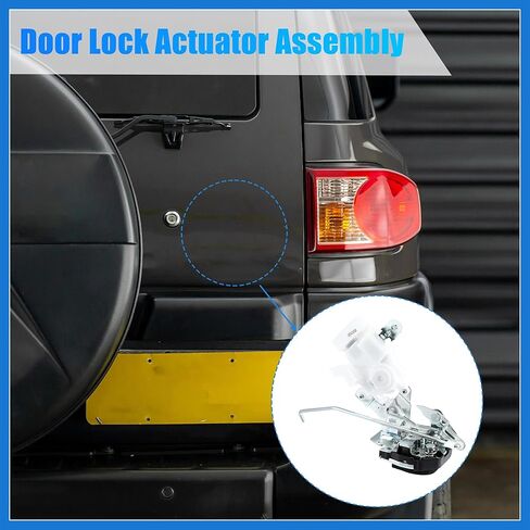 Rear Door Latch Actuator Tailgate Lock Actuator Assembly with Motor B for Toyota FJ Cruiser 07 08 09 10 11 12 13 14 Replace 69110-35071 69110-35070 6911035071 69110 Auto Parts in Saudi Arabia