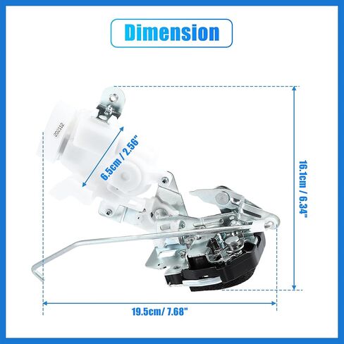 Rear Door Latch Actuator Tailgate Lock Actuator Assembly with Motor B for Toyota FJ Cruiser 07 08 09 10 11 12 13 14 Replace 69110-35071 69110-35070 6911035071 69110 Auto Parts in Saudi Arabia