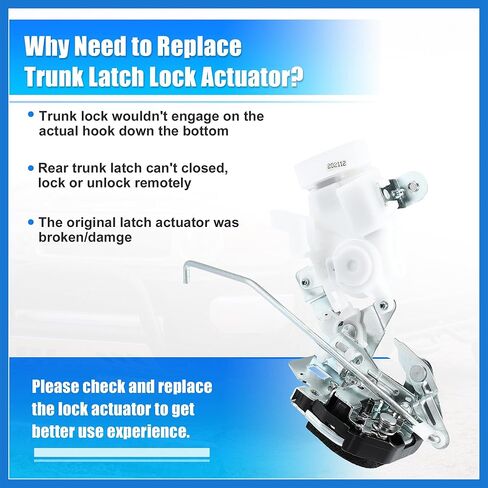 Rear Door Latch Actuator Tailgate Lock Actuator Assembly with Motor B for Toyota FJ Cruiser 07 08 09 10 11 12 13 14 Replace 69110-35071 69110-35070 6911035071 69110 Auto Parts in Saudi Arabia