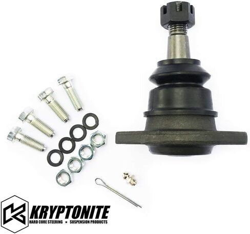 Kryptonite Upper & Lower Ball Joint Package Deal (FOR AFTERMARKET CONTROL ARMS ONLY) 0110BJPACK-2 Compatible with 2001-2010 Chevy Silverado/GMC Sierra 1500HD/2500HD/3500HD in Saudi Arabia