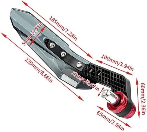 مقبض دراجة نارية المقود Handguard درع اليد الزجاج الأمامي مقبض الحرس حامي ل Bandit GSF 250 600 650 1200 1250 S in Saudi Arabia