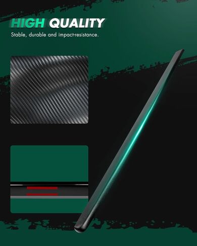 SCITOO ABS Roof Spoiler Fits for 2009-2013 for Honda for Fit 1PC Matte Black Rear Window Roof Spoiler in Saudi Arabia