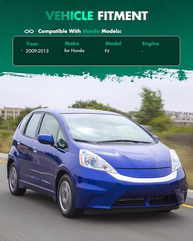 SCITOO ABS Roof Spoiler Fits for 2009-2013 for Honda for Fit 1PC Matte Black Rear Window Roof Spoiler in Saudi Arabia