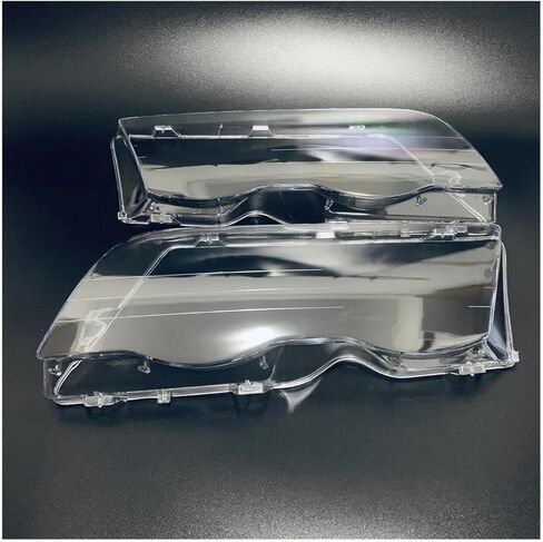 Compatible For BMW E46 4 Door 3-Series 1998 1999 2000 2001 1 Pair Headlight Lens Cover Clear Car Lamp Shell Transparent Lampshade in Saudi Arabia