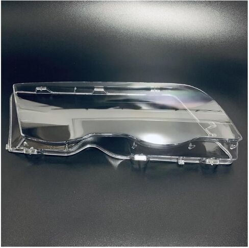 Compatible For BMW E46 4 Door 3-Series 1998 1999 2000 2001 1 Pair Headlight Lens Cover Clear Car Lamp Shell Transparent Lampshade in Saudi Arabia