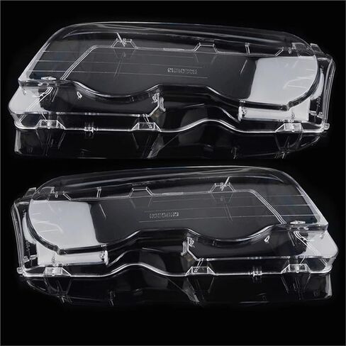 Car Headlight Clear Lens Shell Cover Headlamp Shade Compatible For BMW 3 Series E46 Coupe Cabrio Pre-facelift 2000-2003 M3 2000-2006 in Saudi Arabia