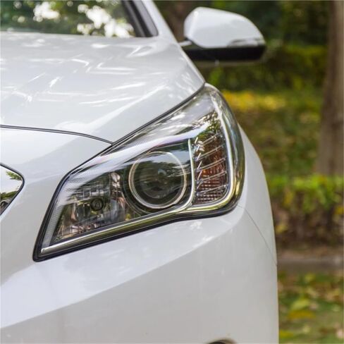متوافق مع Hyundai Sonata 2015 ملحقات السيارة الأمامية مصباح زجاجي زجاجي غطاء السيارة الأمامي للعدسات الأمامية غطاء أضواء قذيفة (2 قطعة اليسار واليمين) in Saudi Arabia