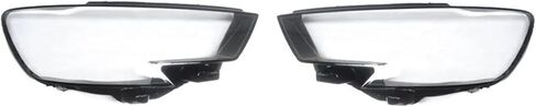 L/R Headlights Shell Compatible For Audi A3 S3 2017 2018 2019 2020 Headlights Lens Cover Transparent Lampshade Clear Car Headlamp Cover(Only Left Side) in Saudi Arabia