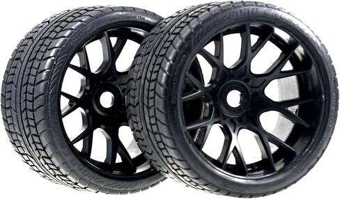 Road Crusher On Road Belted Black Monster Truck Rubber Tires (2) SWSRC1001B in Saudi Arabia