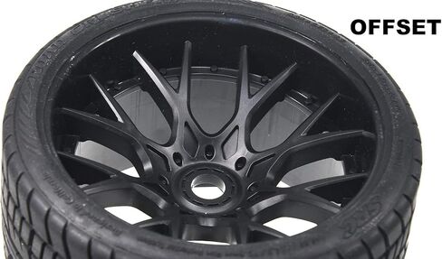 Road Crusher On Road Belted Black Monster Truck Rubber Tires (2) SWSRC1001B in Saudi Arabia