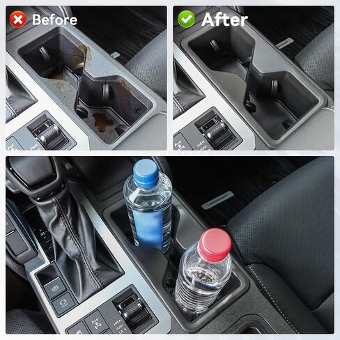 Center Console Organizer Tray Sets Fit for Toyota Land Cruiser Prado 250 LC250 2024 2025 2026 Interior Accessories 3PCS Center Console Trays+ Armrest Hidden Storage Box+TPE Cup Holder Insert in Saudi Arabia