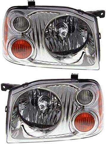 Garage-Pro Driver and Passenger Side Headlight for Nissan Frontier Base XE 2001-2004 Halogen With bulb(s) Extended Cab Replaces# 260608Z325 260108Z325 in Saudi Arabia