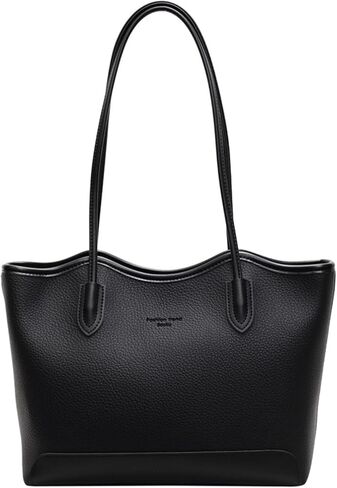 PU Leather Tote Bag Women Laptop Handbag with Zipper Spacious Multi-Pocket Designer Top Handle Bag Shoulder Bag in Saudi Arabia