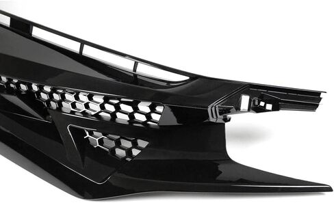 G-PLUS Front Bumper Grill & 2 PCS Eye Lid Compatible with Honda Civic 10th Gen 2016 2017 2018 Front Upper Hood Grille Factory Style ABS Plastic in Saudi Arabia