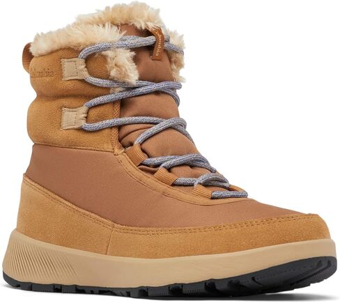 حذاء كولومبيا للسيدات Slopeside Peak Luxe، City Gray/Dusty Green، 6 in Saudi Arabia