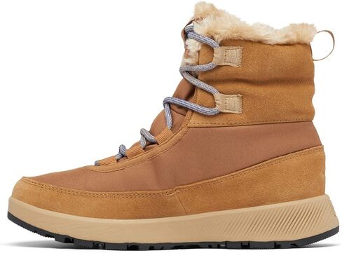 حذاء كولومبيا للسيدات Slopeside Peak Luxe، City Gray/Dusty Green، 6 in Saudi Arabia